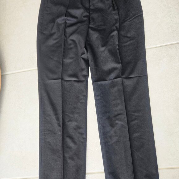 NWT JCrew Portia  Wool Pant 8 10 black stretch - Picture 1 of 6